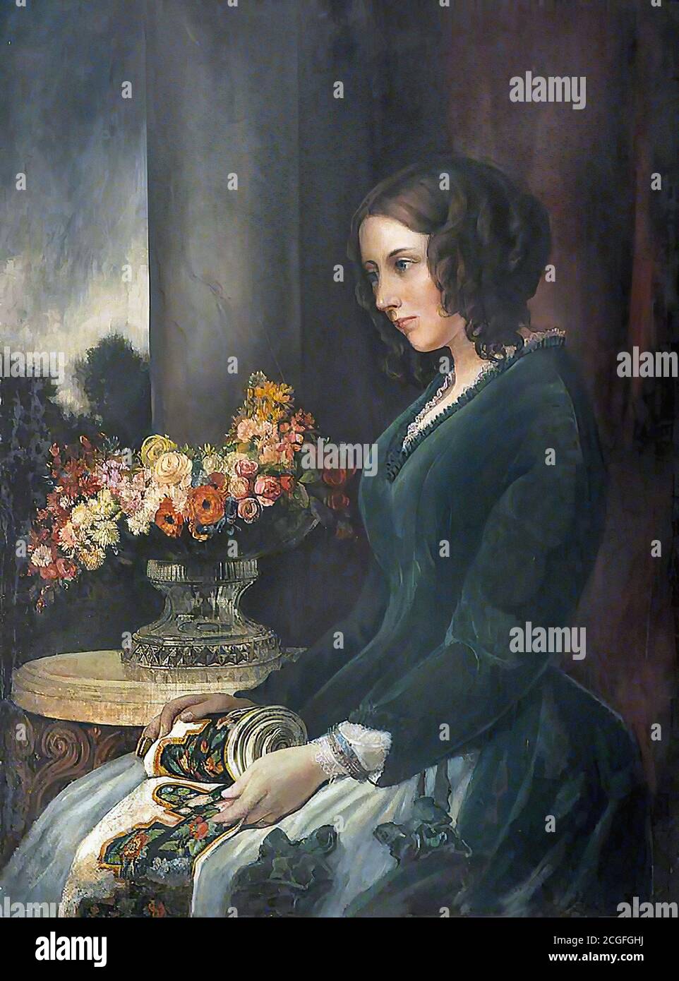 Maclise Daniel - Catherine Dickens - British School - 19th  Century Stock Photo
