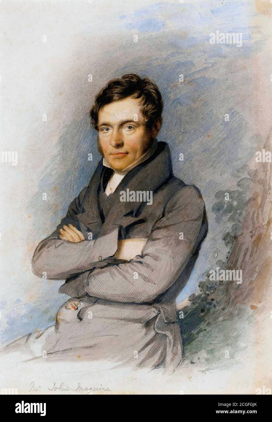 Maclise Daniel - John Francis Maguire - British School - 19th  Century Stock Photo