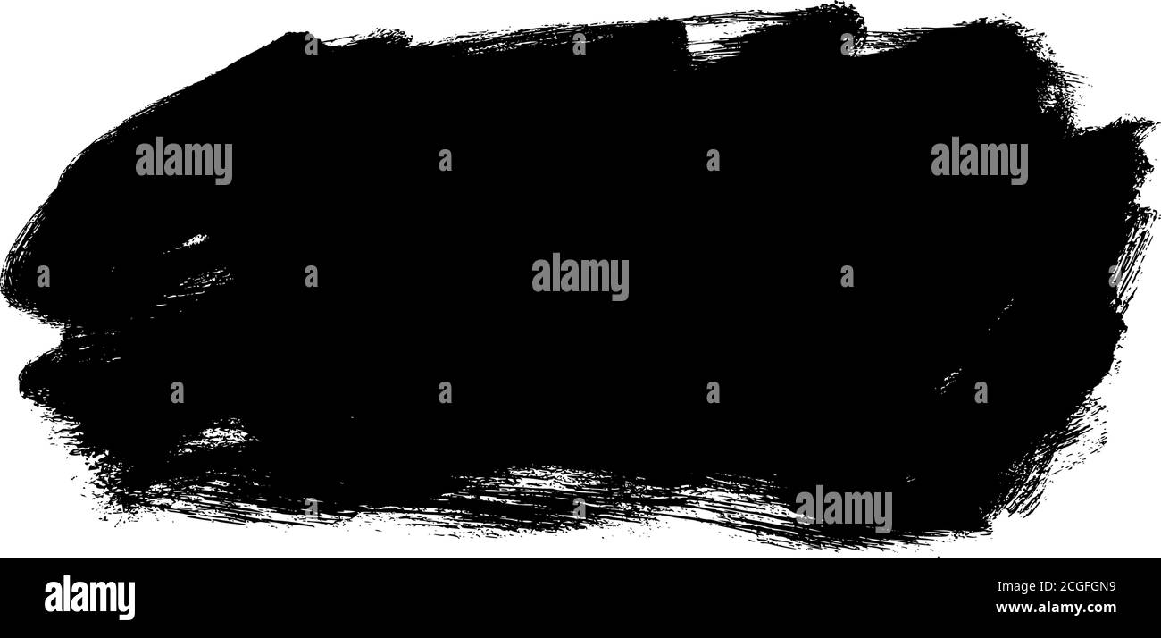 Vector black paint, ink brush stroke shape Stock Vector Image & Art - Alamy