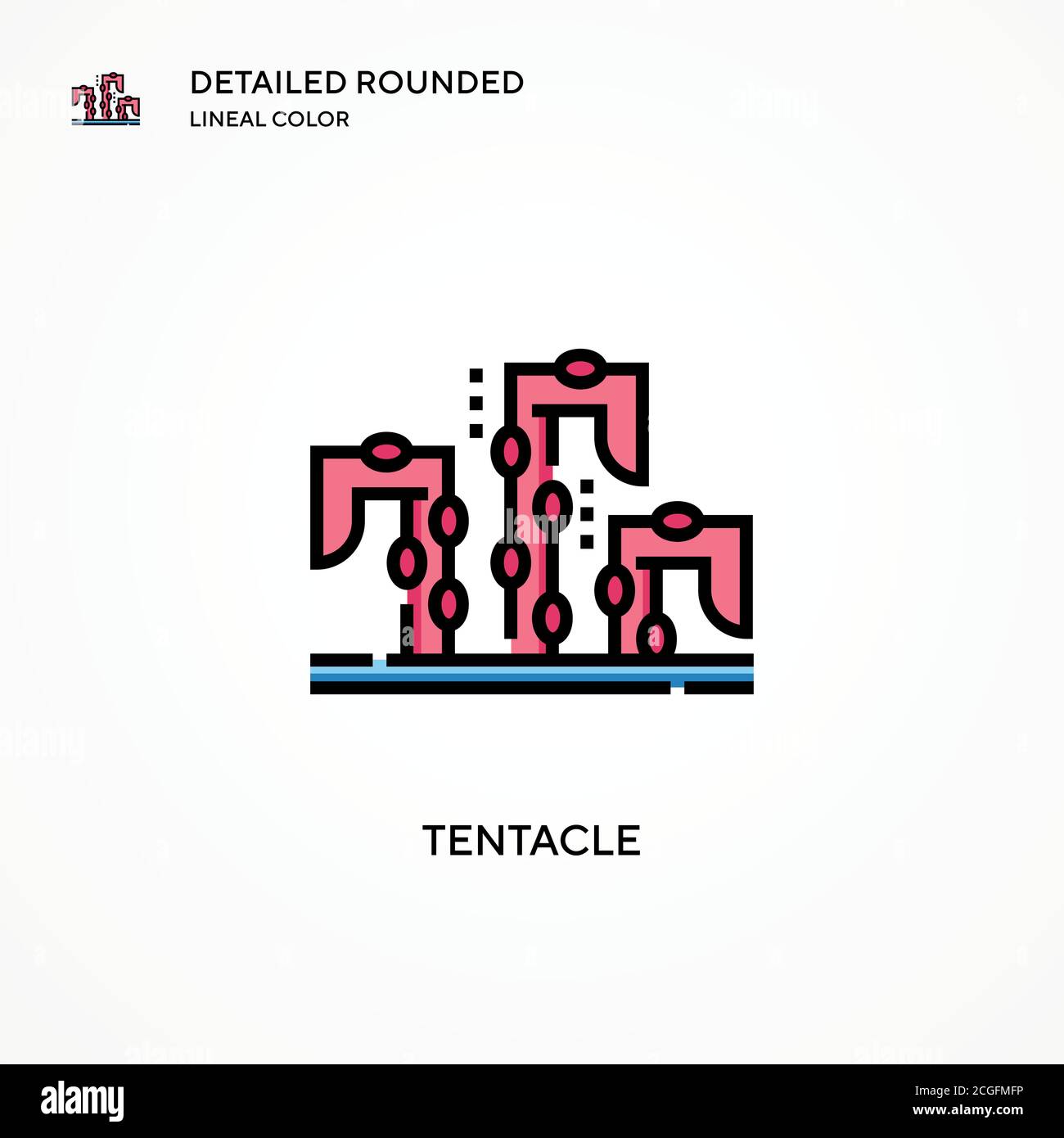 Tentacle vector icon. Modern vector illustration concepts. Easy to edit ...