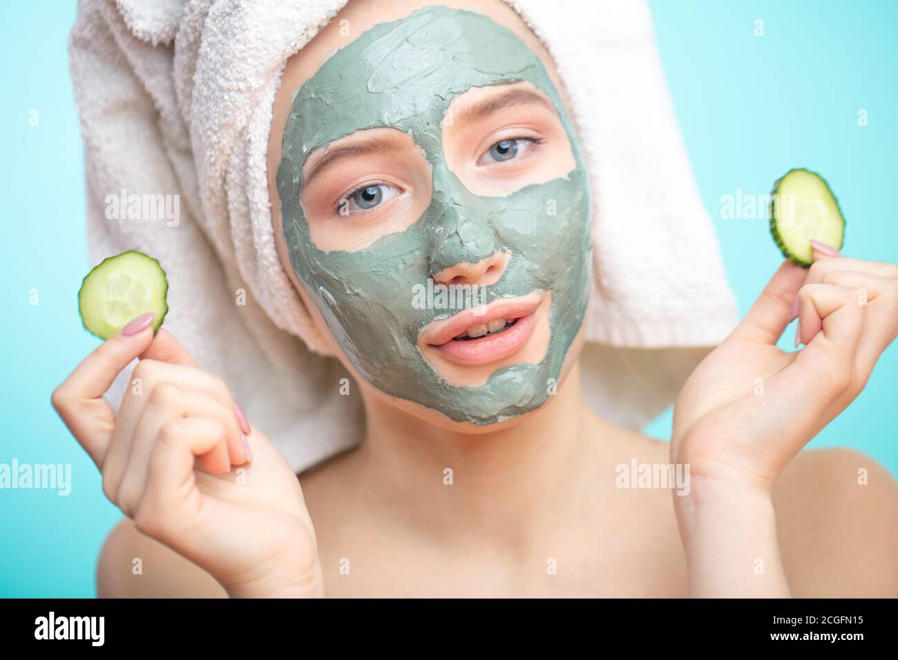 Download Face Mask Beauty Cucumber High Resolution Stock Photography And Images Alamy PSD Mockup Templates