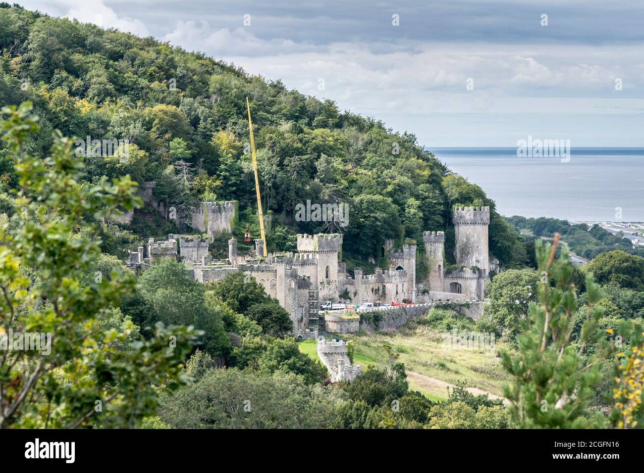 gwrych-castle-abergele-on-the-north-wales-coast-stock-photo-alamy