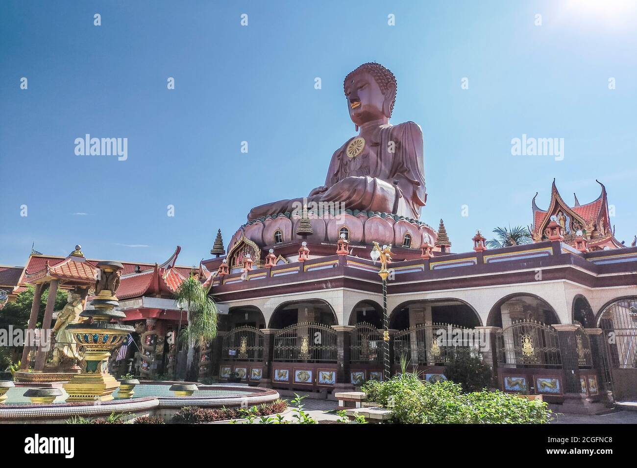 Malaysia S Largest Sitting Buddha In Wat Machimmaram Big Sitting Buddha In The State Of Kelantan In Malaysia Stock Photo Alamy