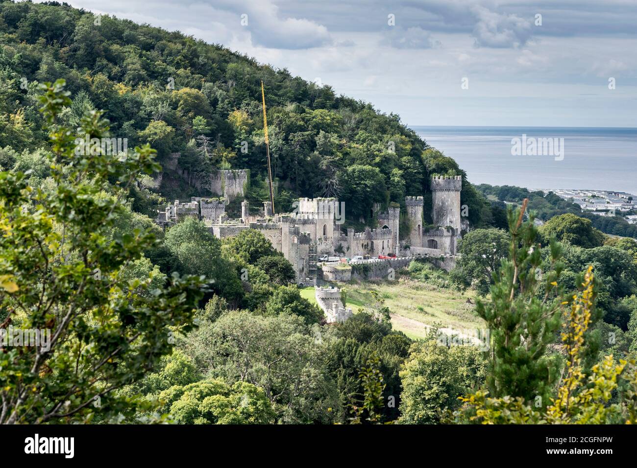 Gwrych Castle Abergele On The North Wales Coast Stock Photo Alamy