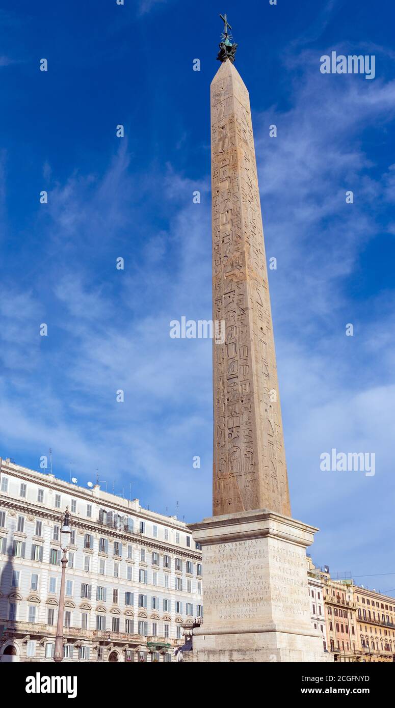 The Lateran Obelisk, the largest standing ancient Egyptian obelisk in
