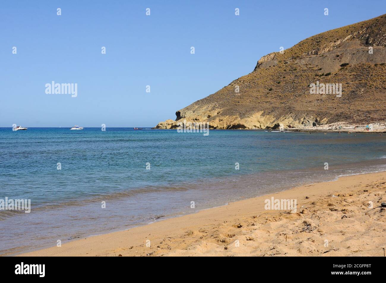 El Playazo de Rodalquilar, beach in Cabo de Gata Natural Park, Almeria, Spain Stock Photo