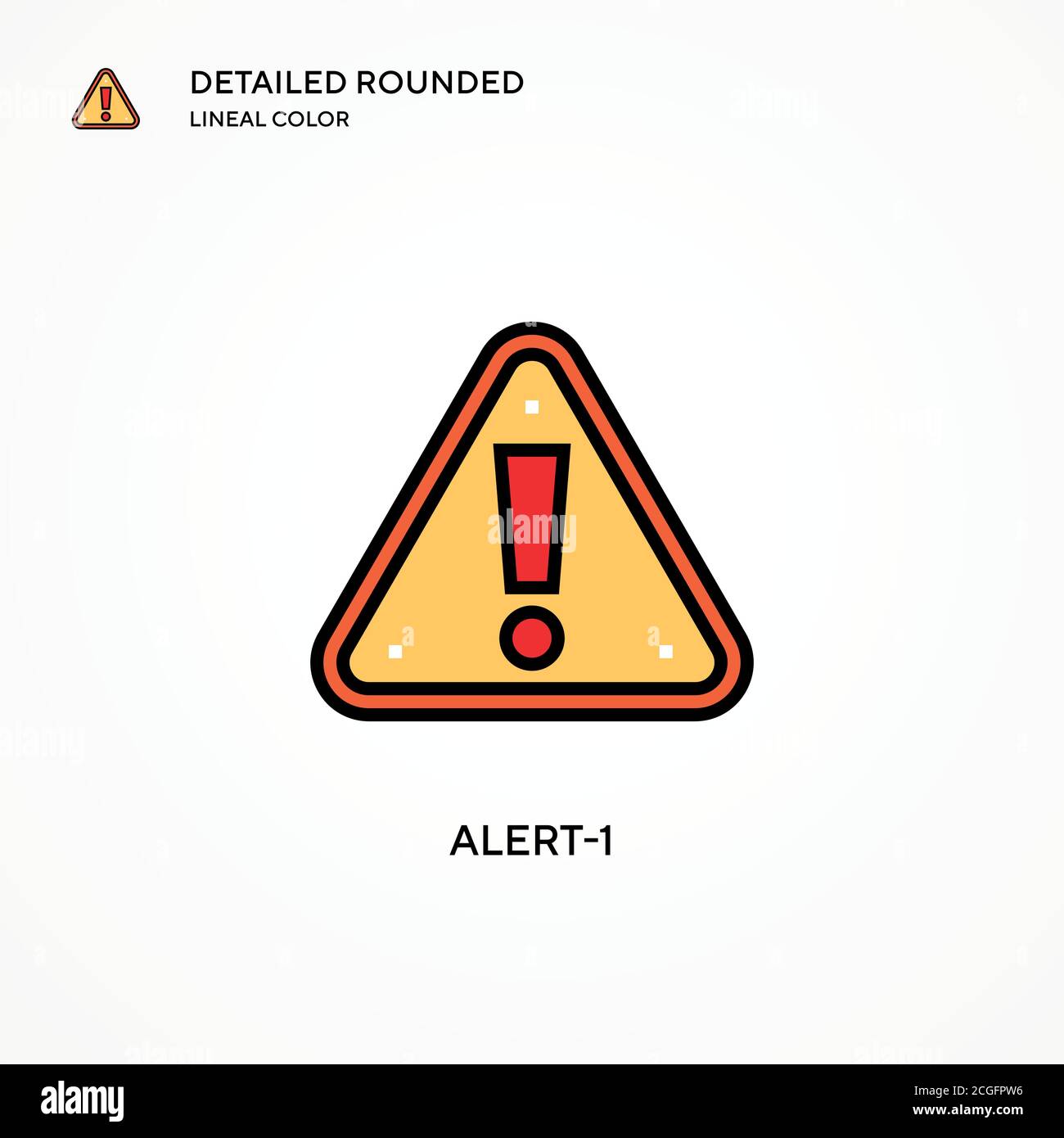 Alert-1 vector icon. Modern vector illustration concepts. Easy to edit ...