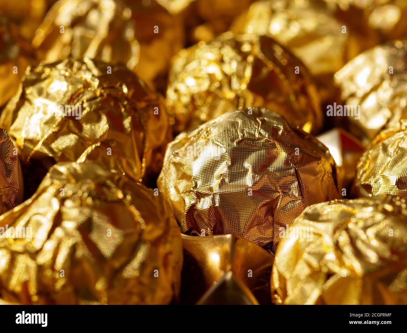 Chocolate gold wrapper hires stock photography and images Alamy
