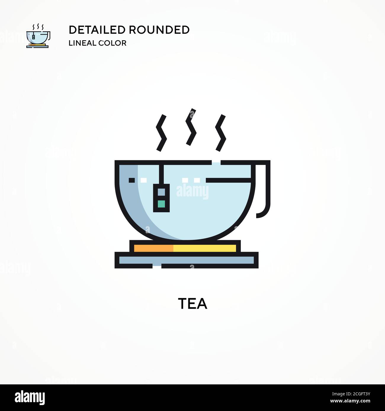 Tea vector icon. Modern vector illustration concepts. Easy to edit and ...