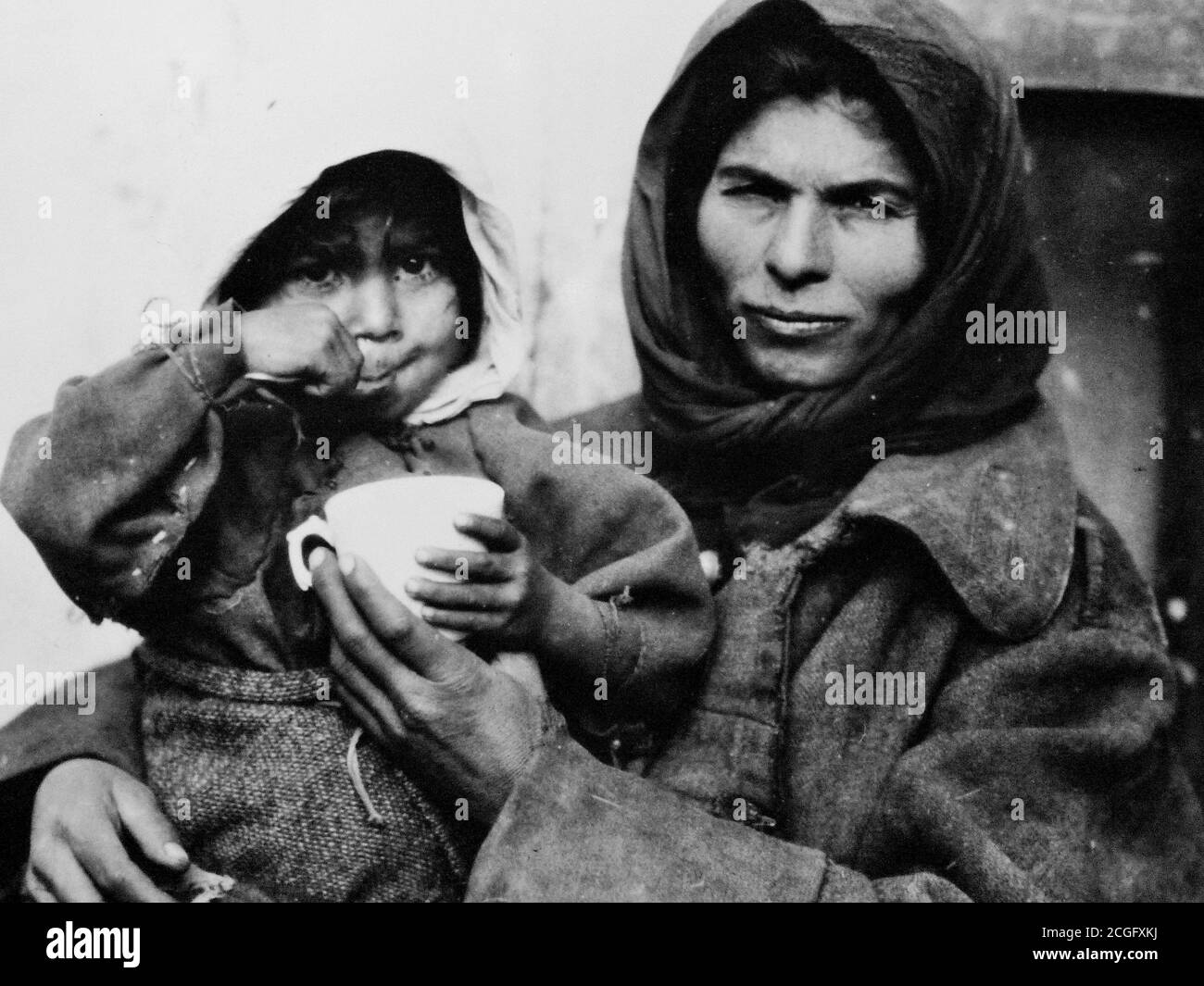 THE FACES OF MIGRANTS INSIDE THE NATIONAL MUSEUM OF IMMIGRATION Stock Photo