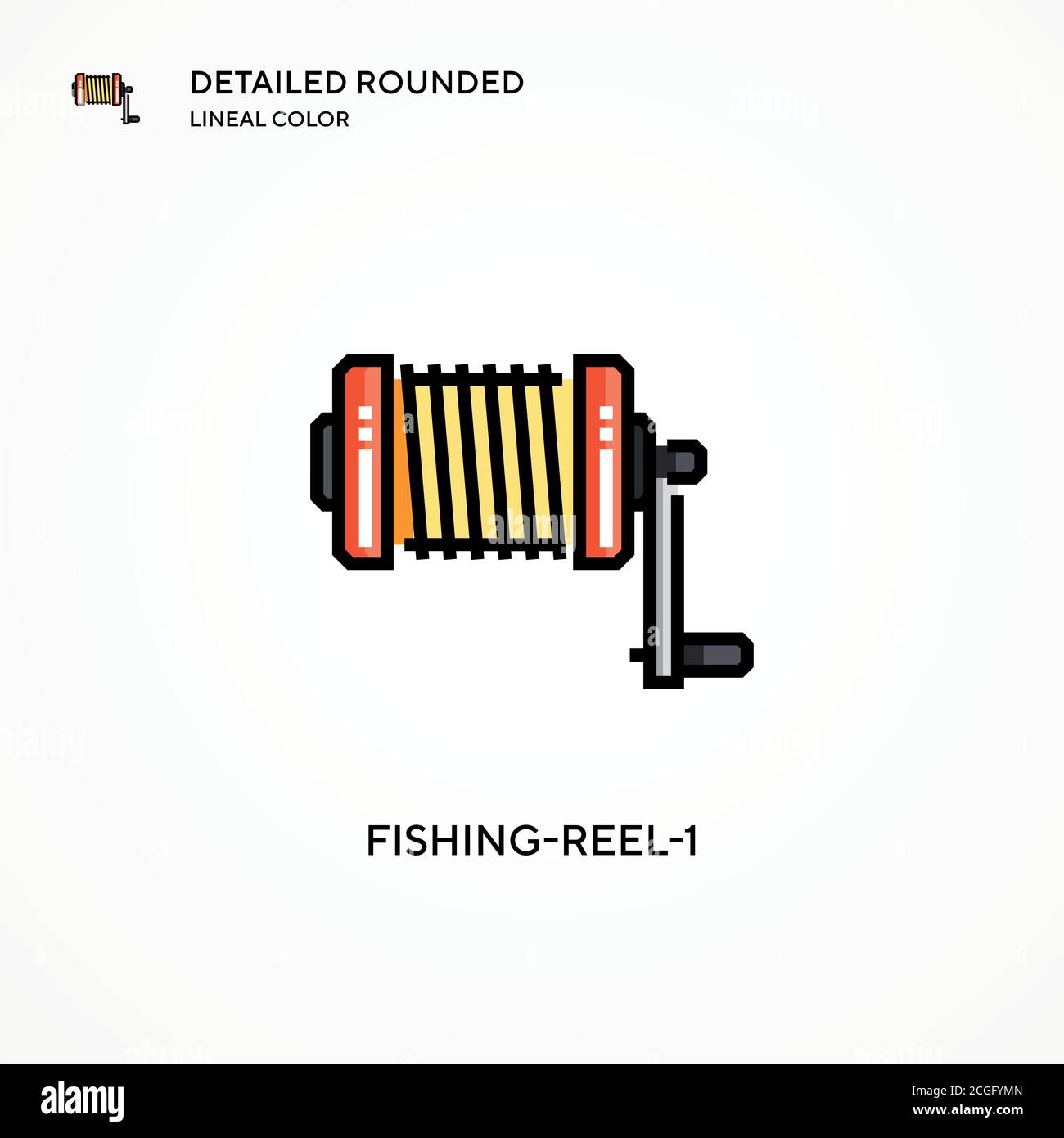 Fishing-reel-1 vector icon. Modern vector illustration concepts