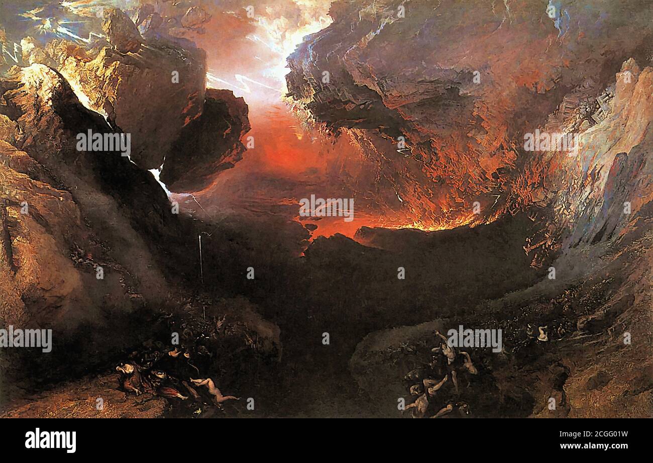 The great day of his wrath john martin hi-res stock photography and ...