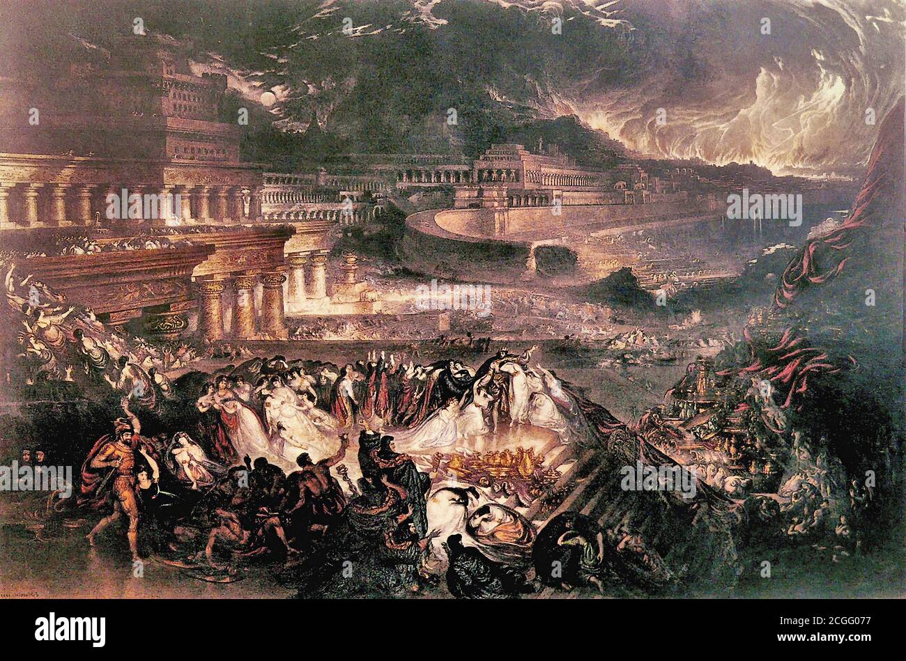Martin John - the Fall of Nineveh - British School - 19th Century Stock  Photo - Alamy