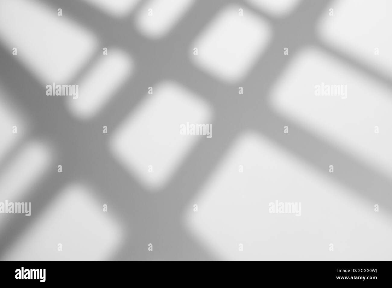 Shadow overlay effect. Shadows of window frames, bars and lines on the