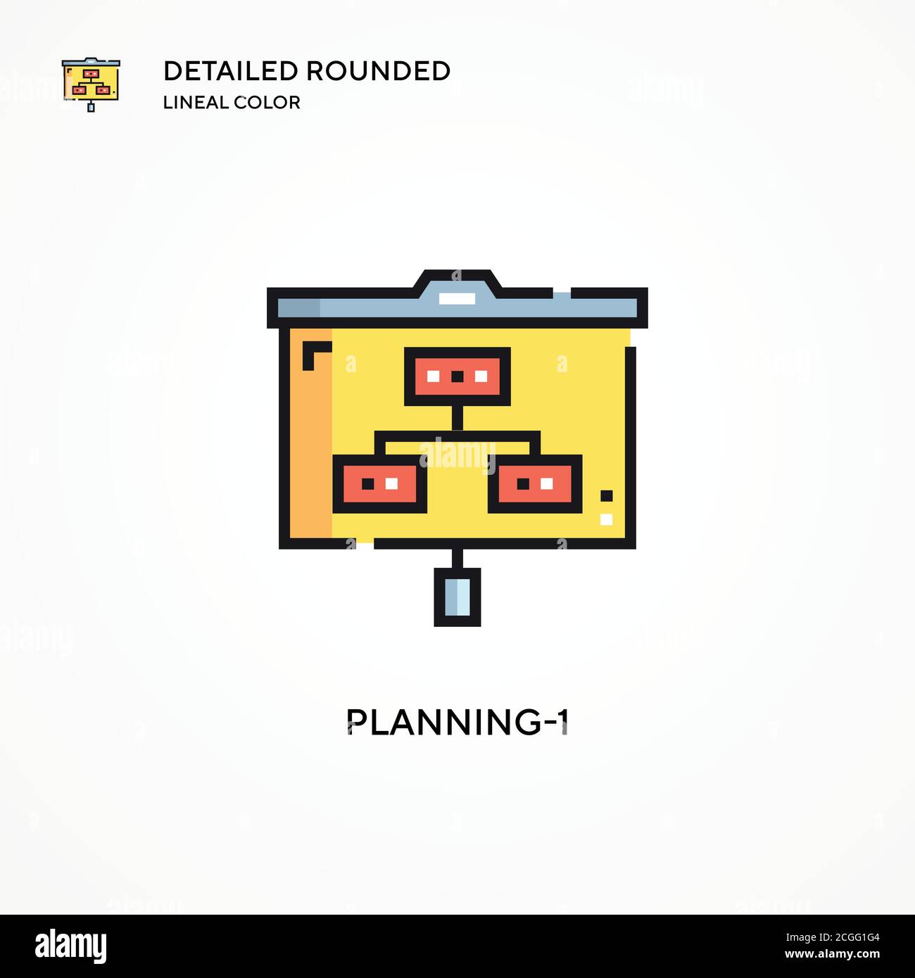 Planning-1 vector icon. Modern vector illustration concepts. Easy to ...