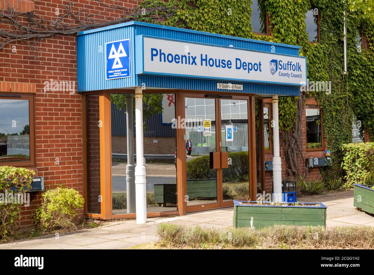 Phoenix House Depot, transport and highways, Suffolk County Council