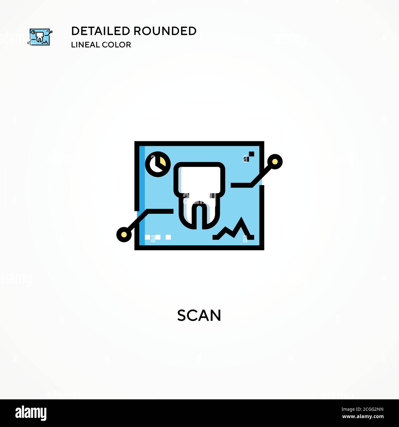 Scan vector icon. Modern vector illustration concepts. Easy to edit and ...