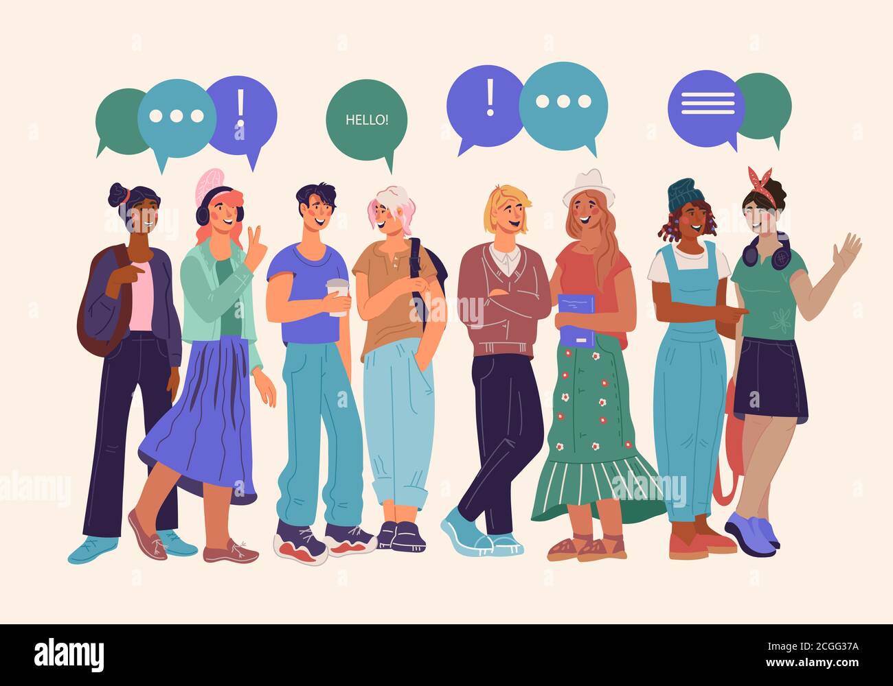 Racial communication Stock Vector Images - Alamy