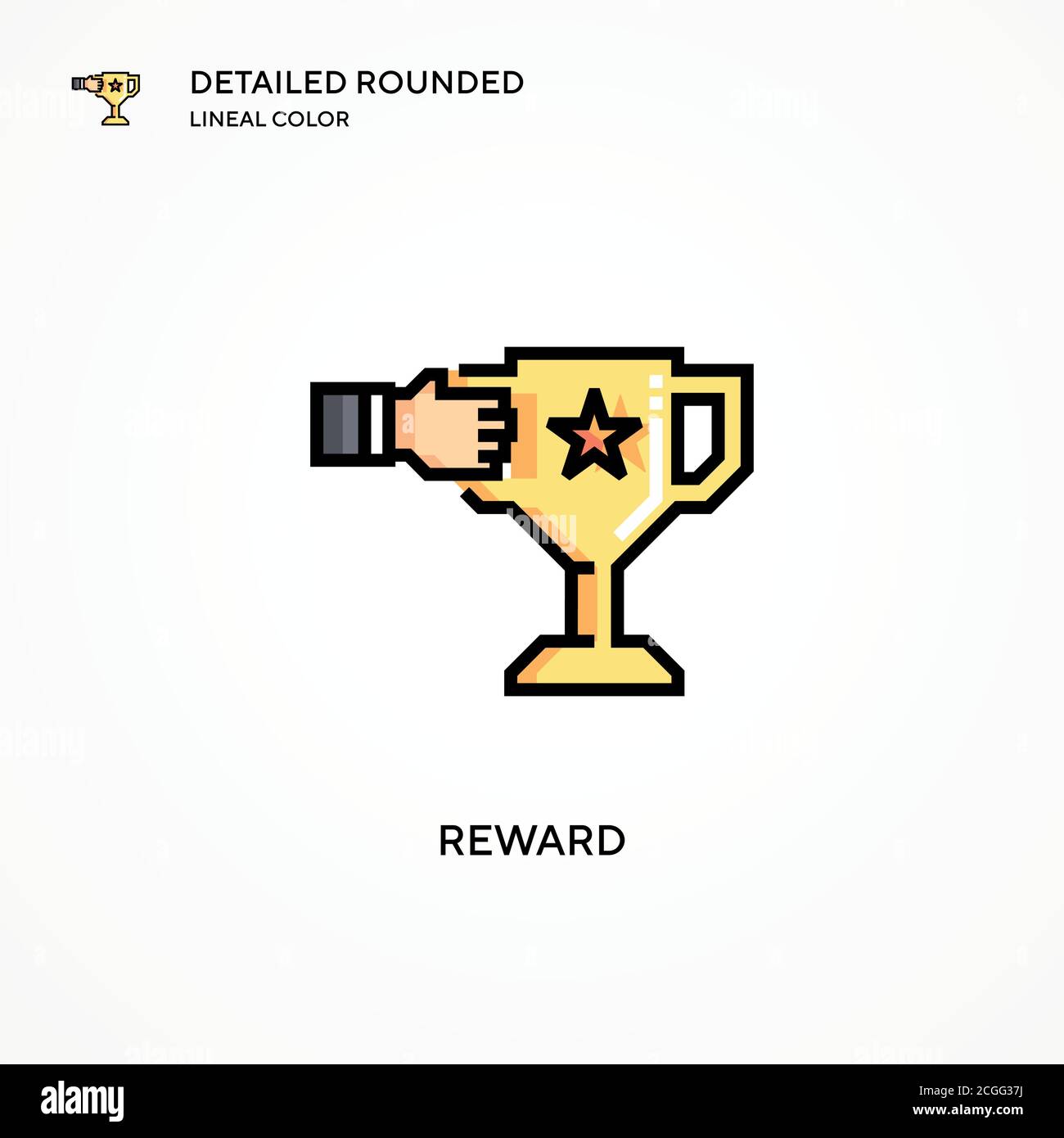 Reward vector icon. Modern vector illustration concepts. Easy to edit ...