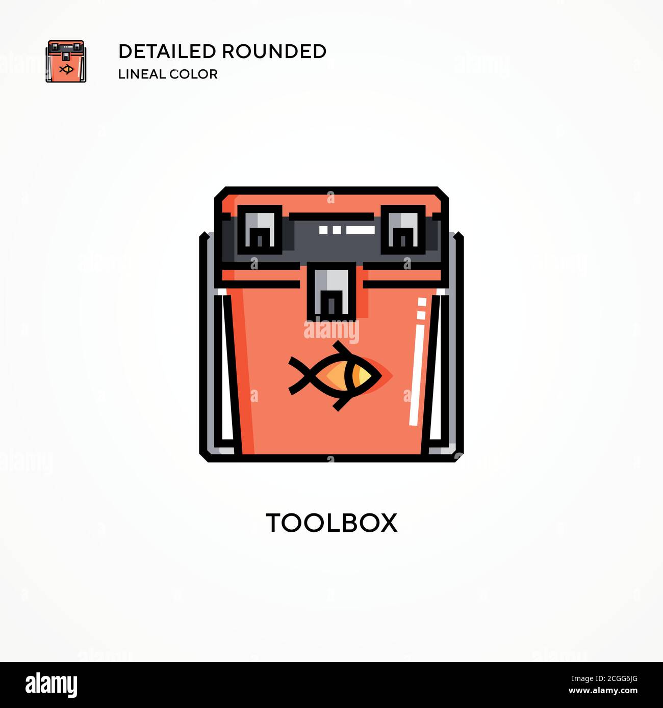 Toolbox vector icon. Modern vector illustration concepts. Easy to edit ...