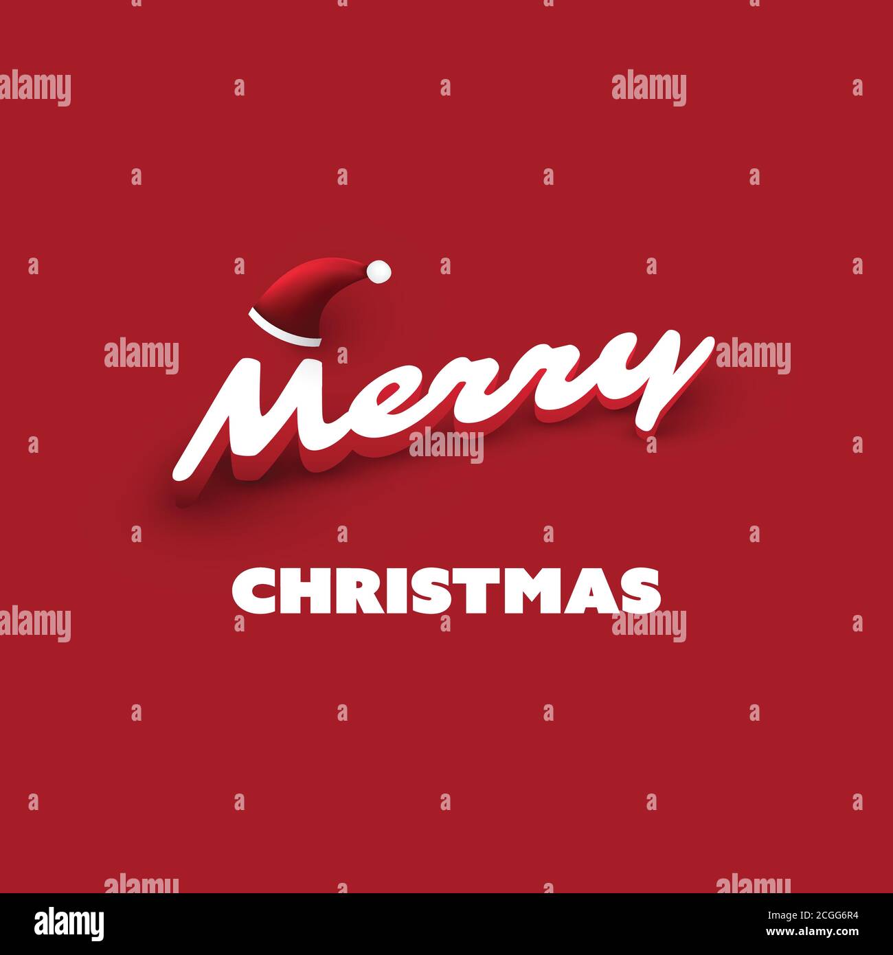 Merry Christmas, Happy Holidays Greeting Card Stock Vector Image & Art ...