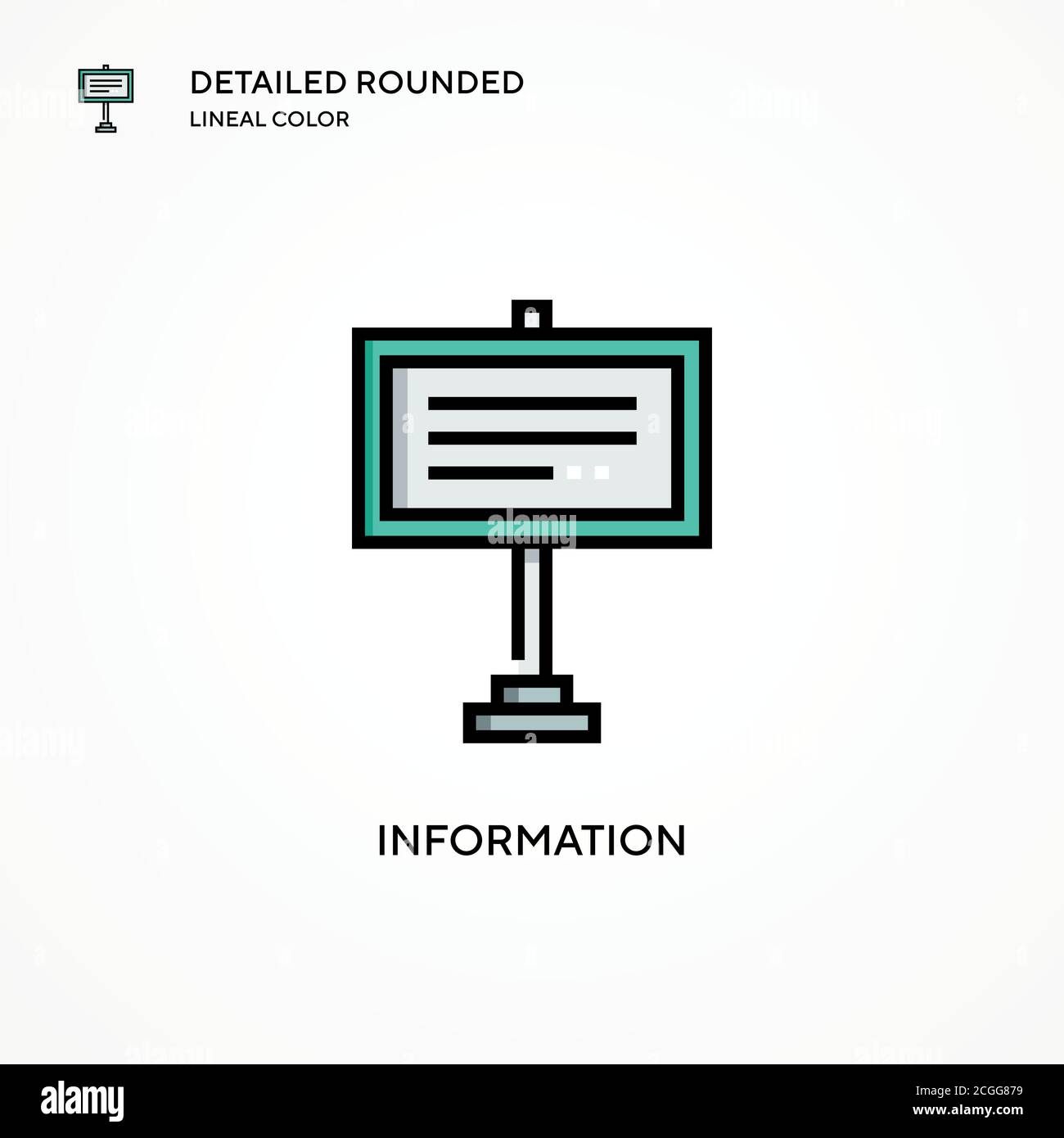 Information vector icon. Modern vector illustration concepts. Easy to ...