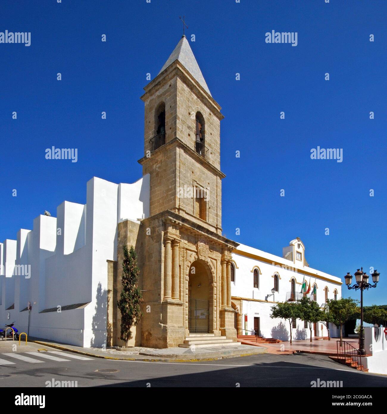 Conil de la Frontera. Costa de la Luz. White Town, Cadiz Province.  Andalucia. Spain Stock Photo - Alamy