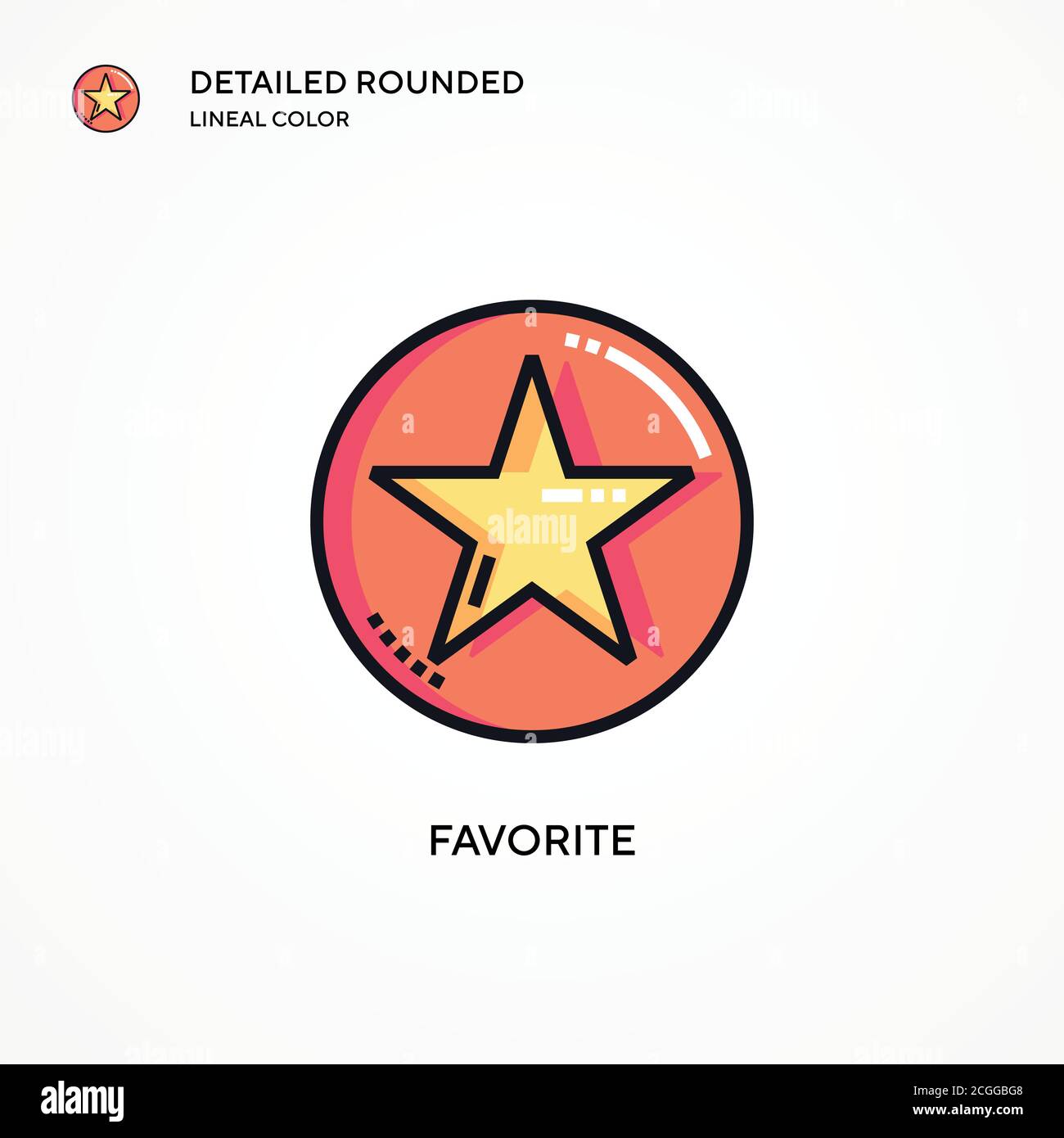 Favorite vector icon. Modern vector illustration concepts. Easy to edit ...