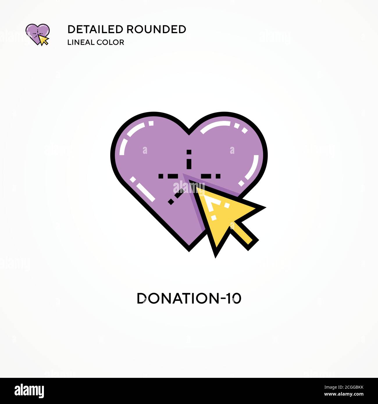 Donation-10 vector icon. Modern vector illustration concepts. Easy to edit and customize. Stock Vector