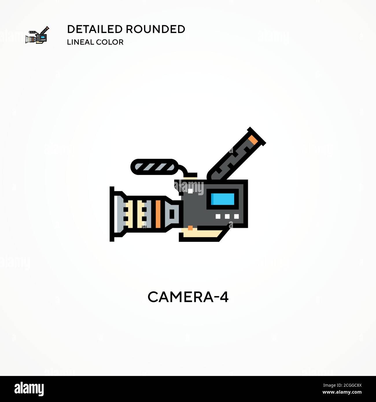 Camera-4 vector icon. Modern vector illustration concepts. Easy to edit ...