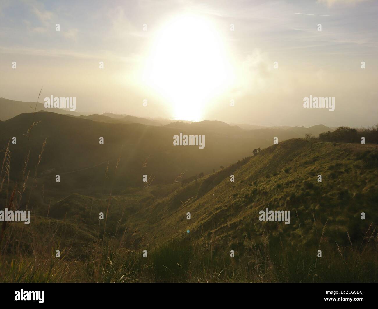 Hills in South italy -Europe Stock Photo