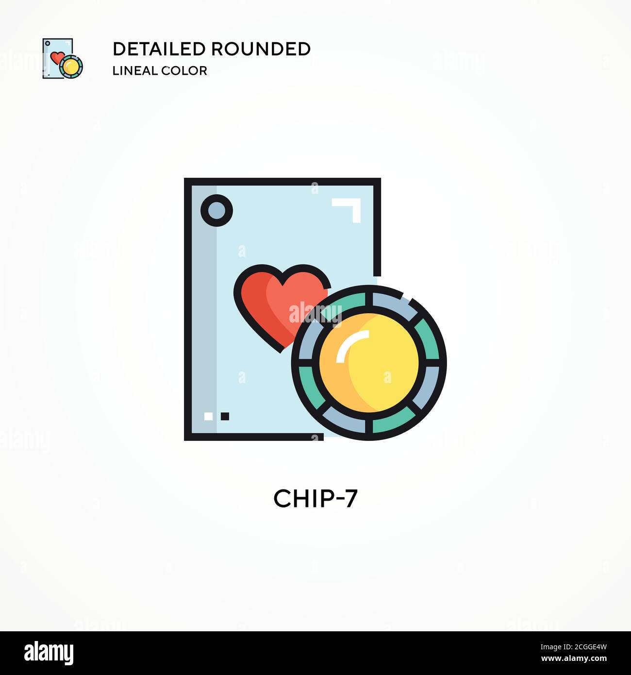 Chip-7 vector icon. Modern vector illustration concepts. Easy to edit ...