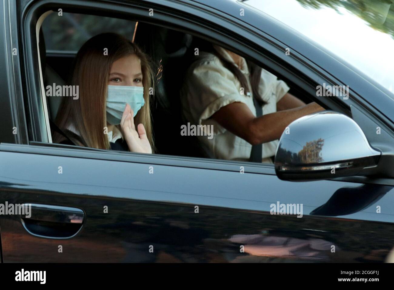 Madrid Spain 11 09 Today Friday The Infanta Sofia Has Started Classes On Her First Day Of School After Having Received Online Lessons For Much Of The Past Year Due To The Coronavirus