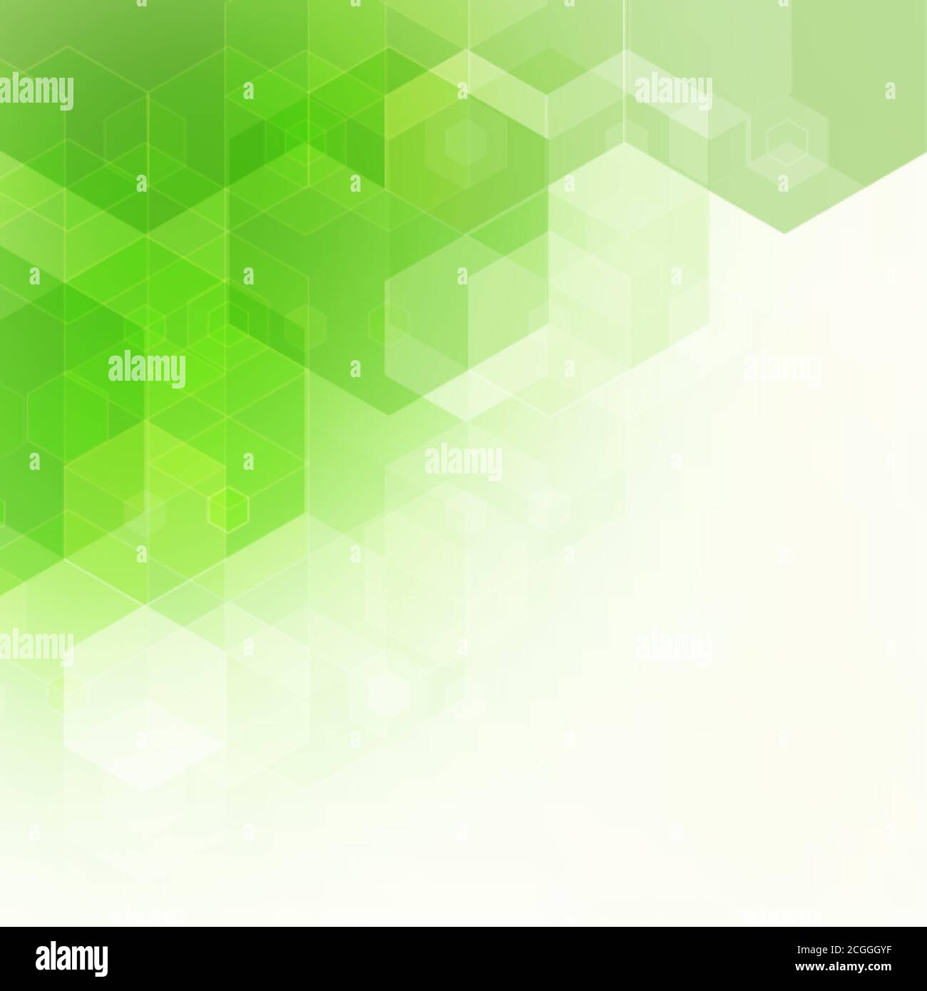 Abstract green background design with hexagons. Vector eps 10 Stock ...
