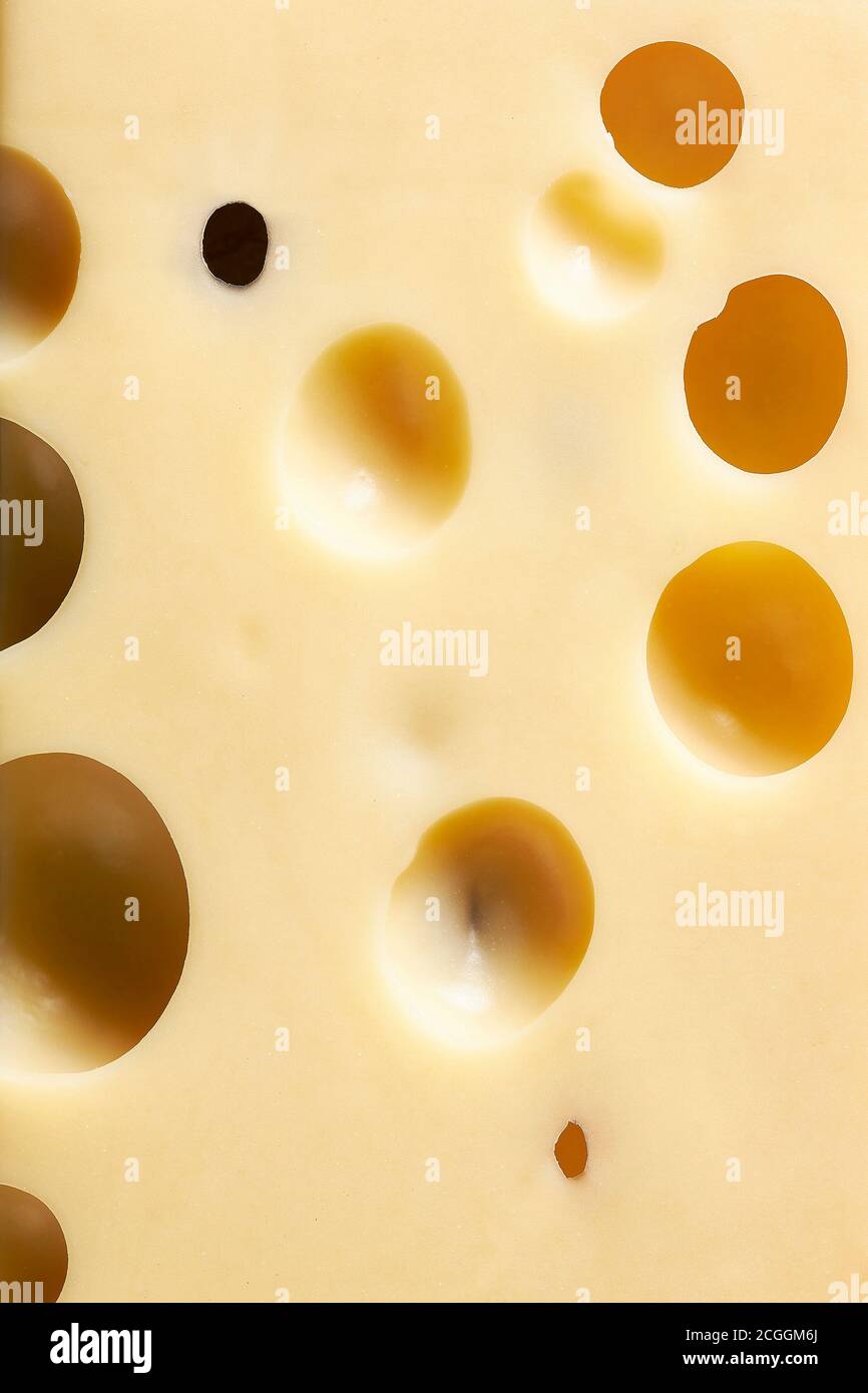 Emmental cheese (close-up) Stock Photo