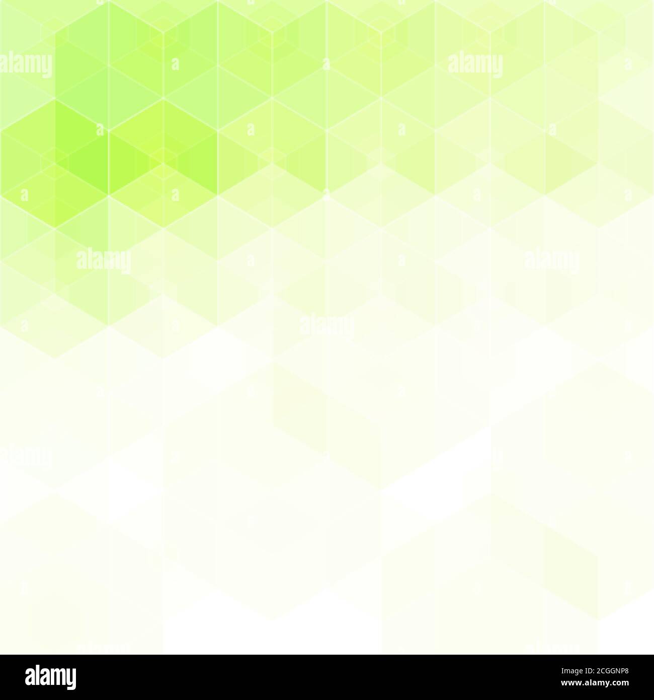 Green hexagon background. Abstract vector geometric background. eps 10 Stock Vector