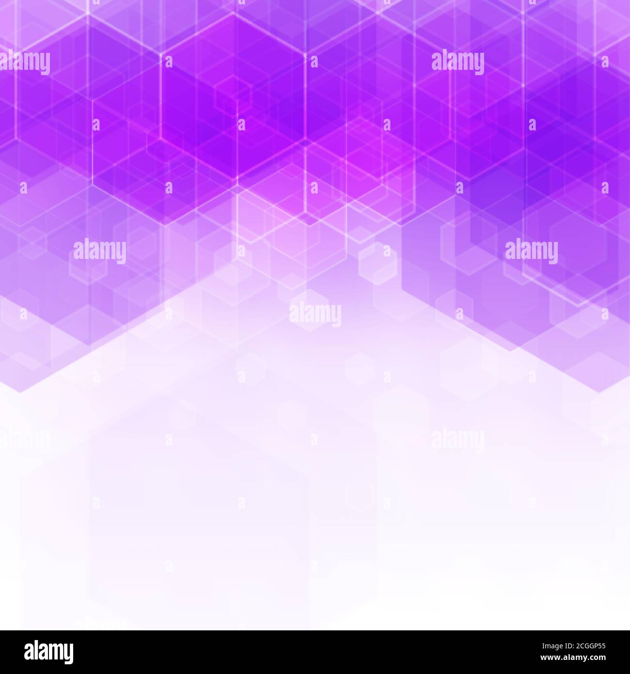 Abstract illustration. Purple vector hexagon background. eps 10 Stock Vector