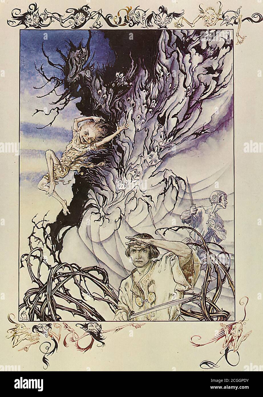Rackham Arthur - a Midsummer Night's Dream - Puck and Lysander ...