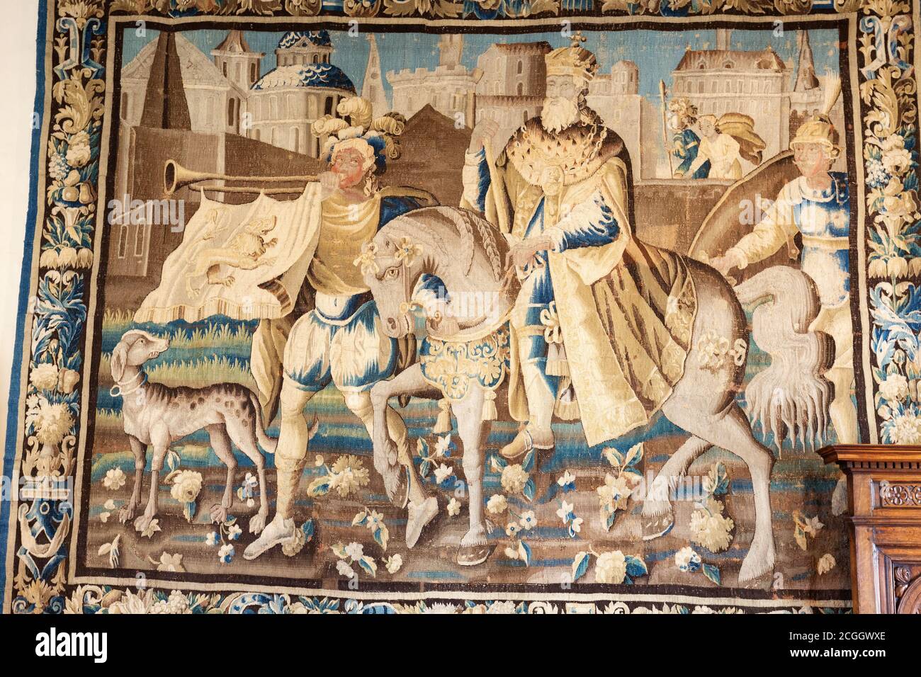 Ancient Celtic Warriors Dressed Tapestry by Italian School - Fine Art  America