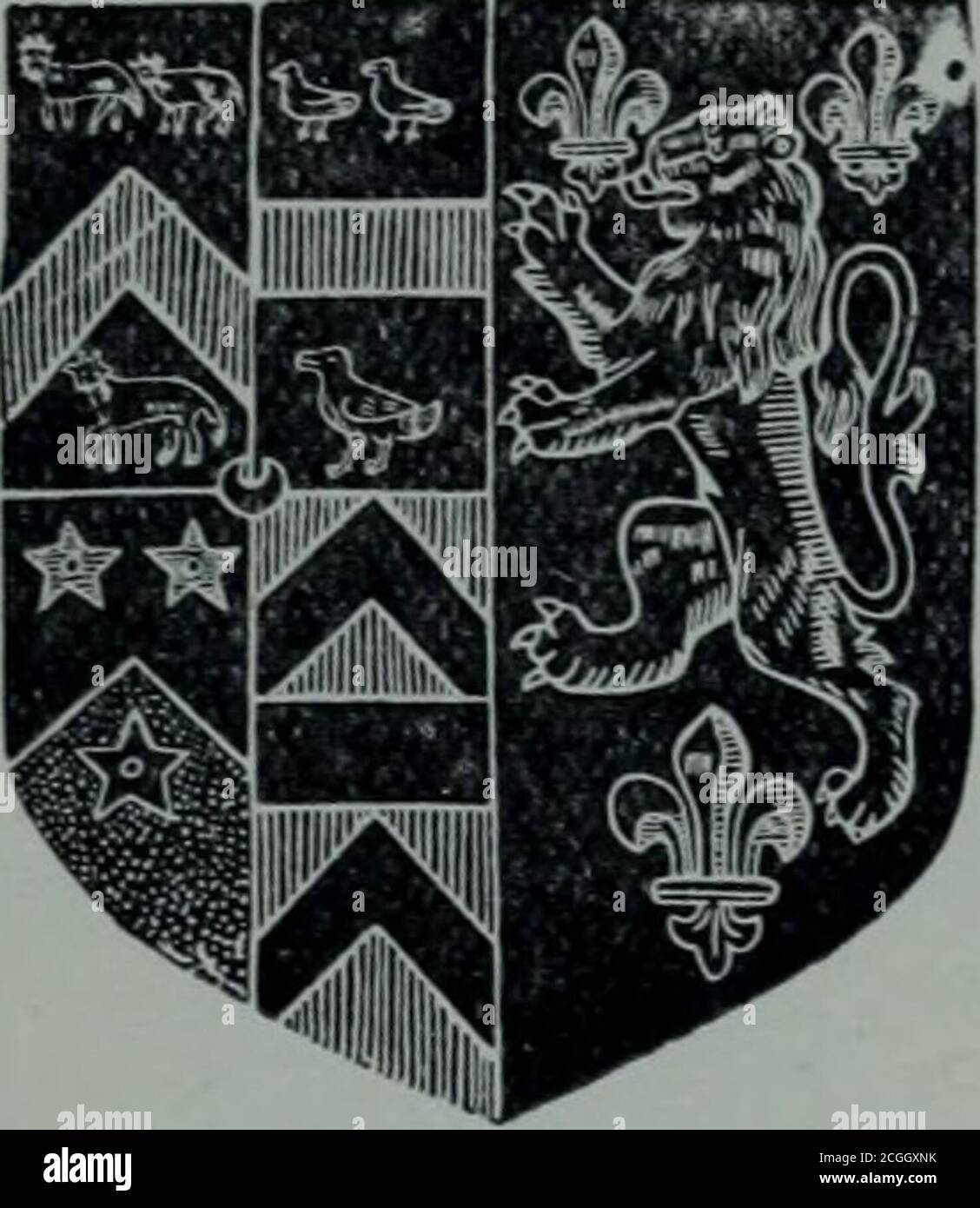 . Surrey archaeological collections . gular plate withthe children 8f by 9|, and the shield 6^ by 5^ inches. Formerly on the chancel floor on the north side, whereit was noted by Aubrey (III, 191) and by Manning andBray (I, 161). John Sutton died 3 July, 1603, aged 74, after beinga widower for 24 years. By will (P. C. C, 5 Harte), inwhich he is described as of Horzell, gent., he leaves£100 and one goblett parcell guilt to his son John,also a similar sum and one guilte stone potte to hisdaughter Elizabeth Browne, a widow. To his grand-daughters Faith and Elizabeth, daughters of his John,£10 eac Stock Photo