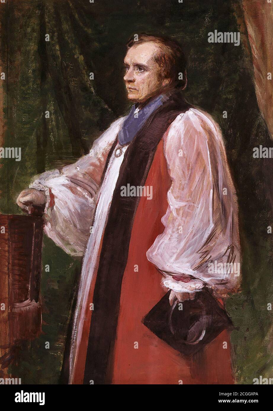 Richmond George - Portrait of Samuel Wilberforce Bishop of Oxford 2 ...
