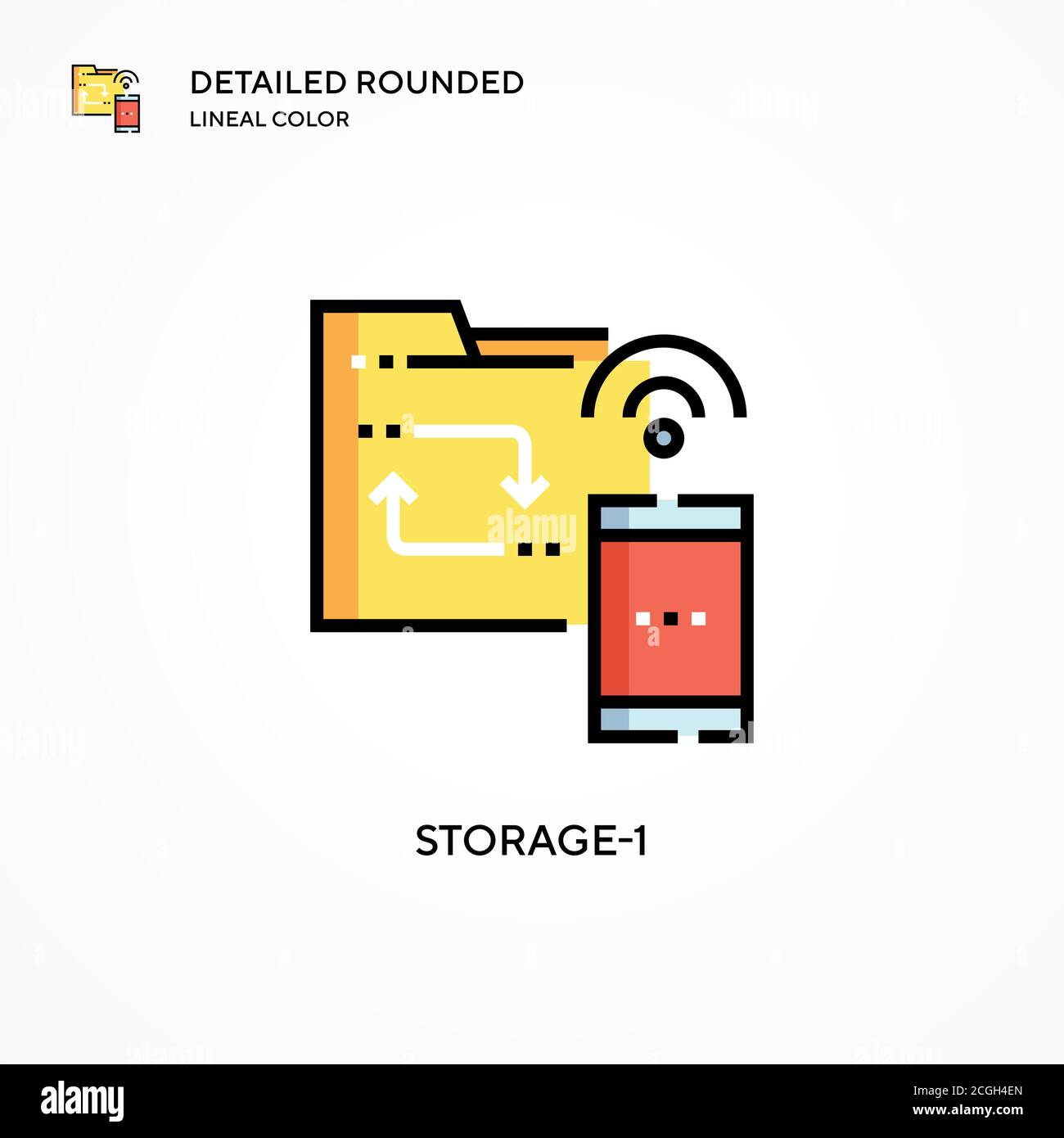 Storage-1 vector icon. Modern vector illustration concepts. Easy to ...