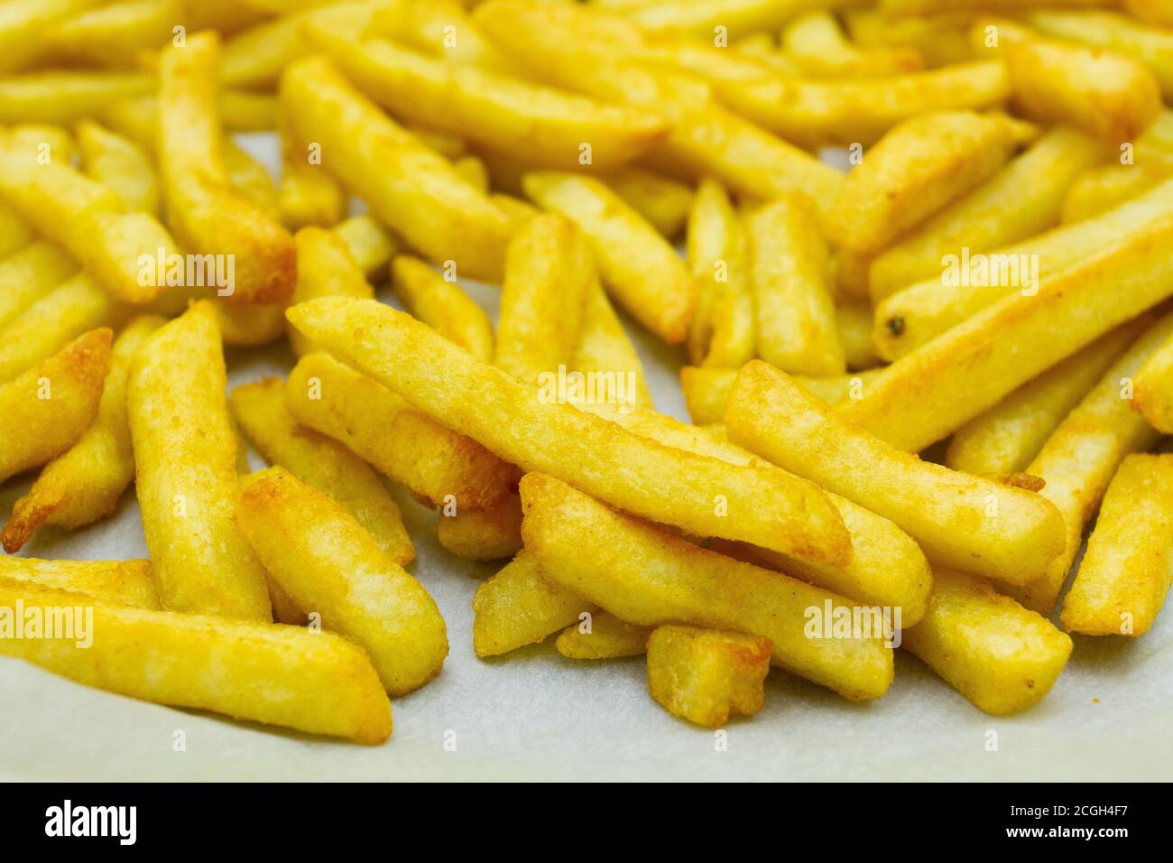 french fries on a baking sheet Stock Photo Alamy