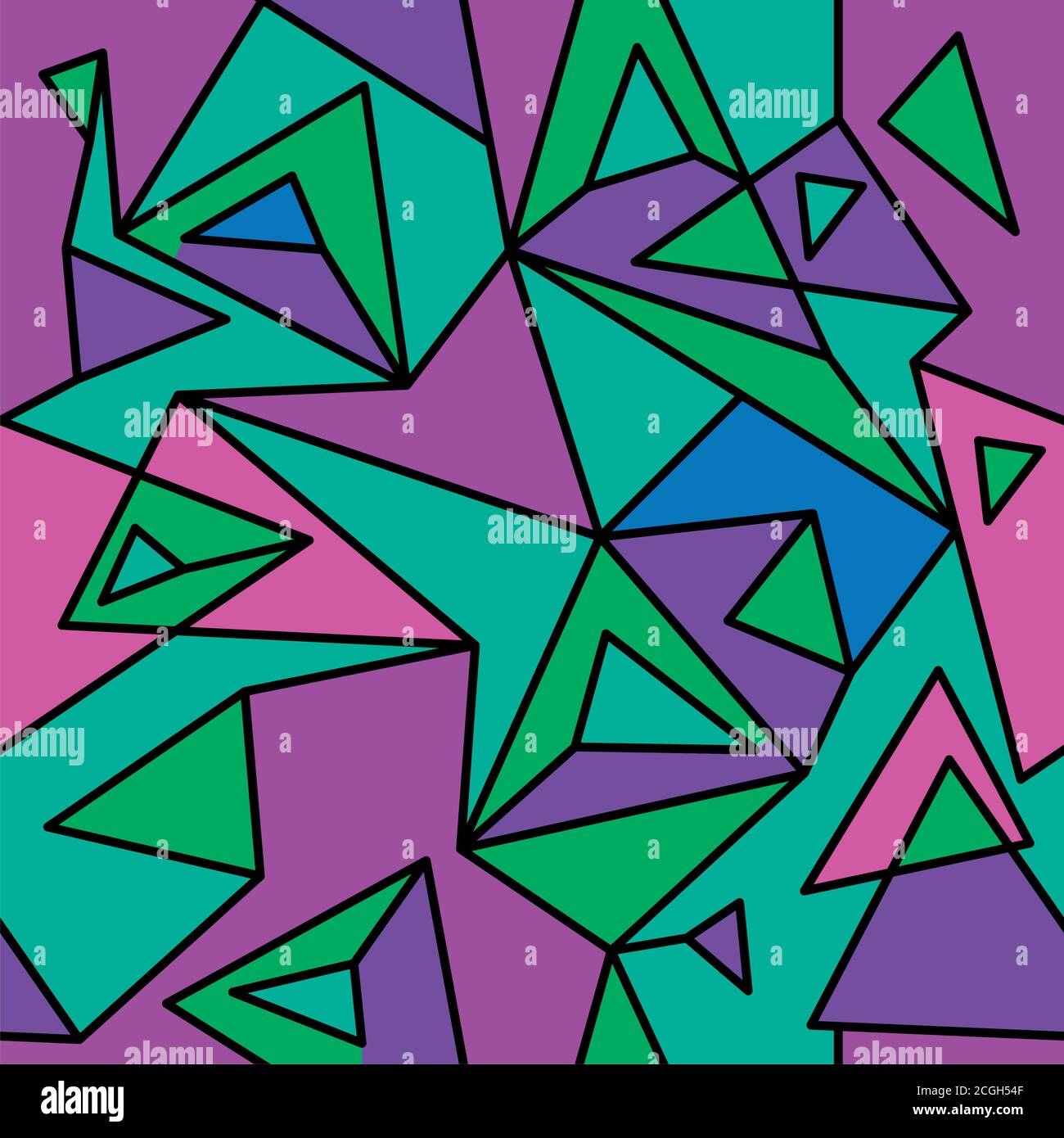 Fragment of geometric cubism, Abstract seamless pattern 3.3 Stock ...