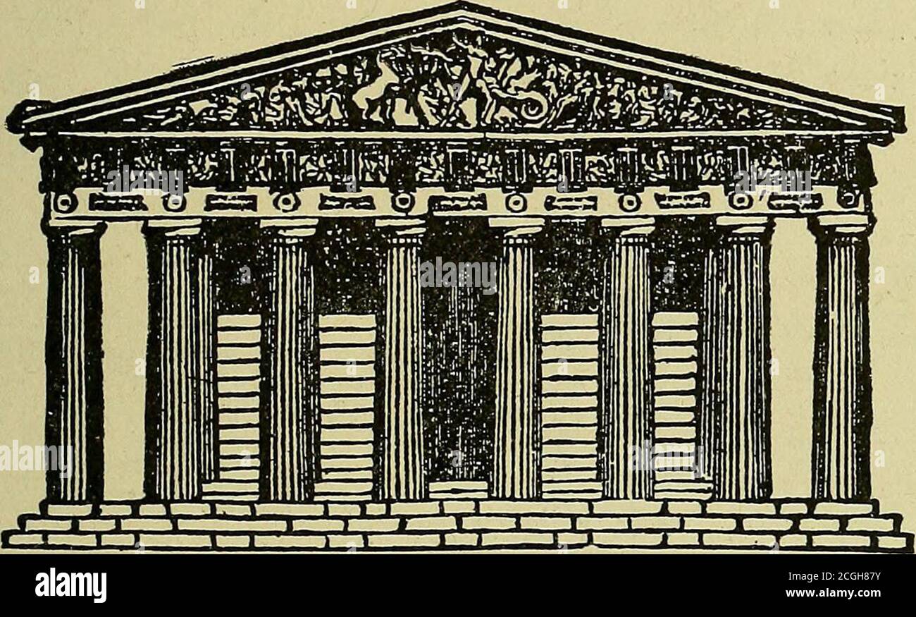 Easy Steps In Architecture And Architectural Drawing E Same Capitals As The Columns And Madethem Of Diminished Width At The Top Similar To Thecolumns Q What Is A