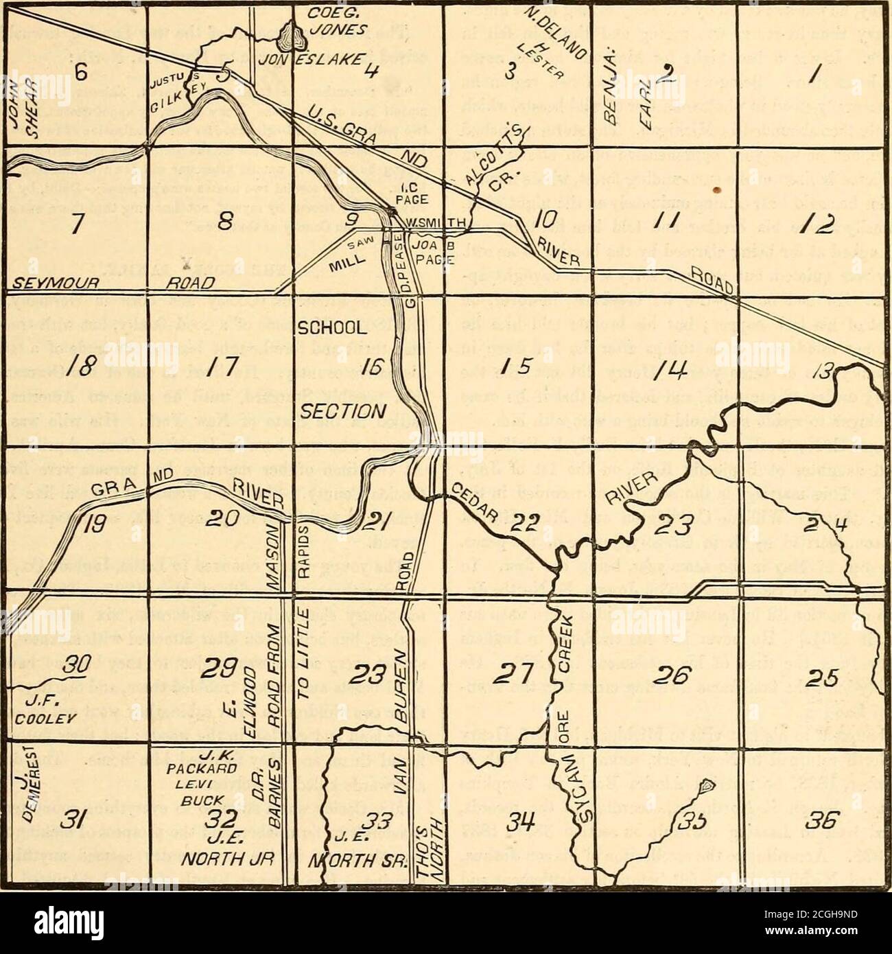 . History of Ingham and Eaton counties, Michigan . progenitor of the family in America, was bornin England in 1704. He settled in Pennsylvania probably asearly as 1750. Thomas North, the father of Joseph E.North, Sr., was born in Pennsylvania in 1757. He mar-ried Naomi Davis, who belonged to a prominent family ofPhiladelphia,—one of te family having been sheriff of LANSING TOWNSHIP. 191 Philadelphia County about the time of the Kevolution.She was acquainted with Washington and Lafayette, andclaimed to have taught the latter the English language.Joseph E. North, Sr., was born in the Juniata V Stock Photo