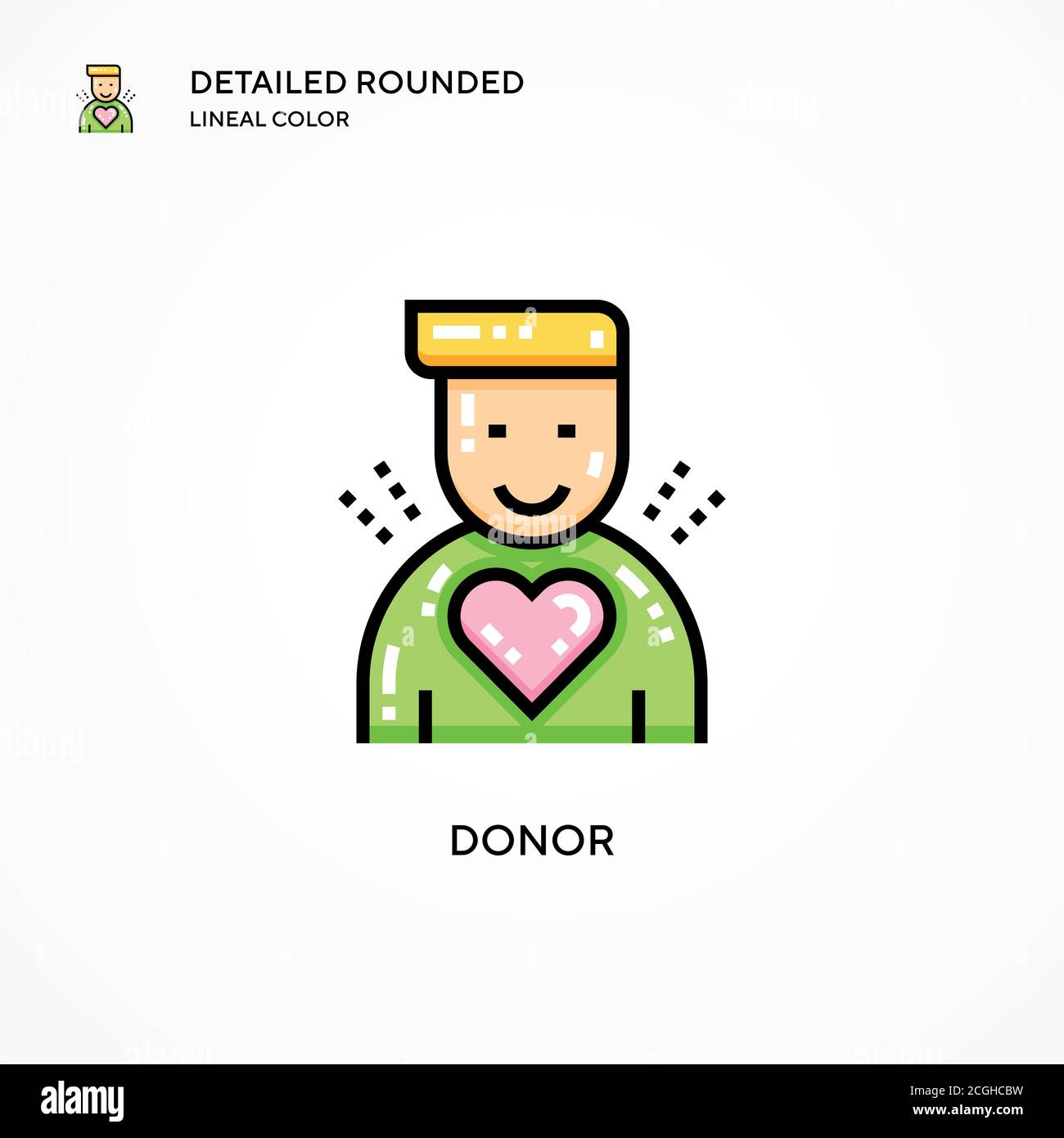 Donor vector icon. Modern vector illustration concepts. Easy to edit ...