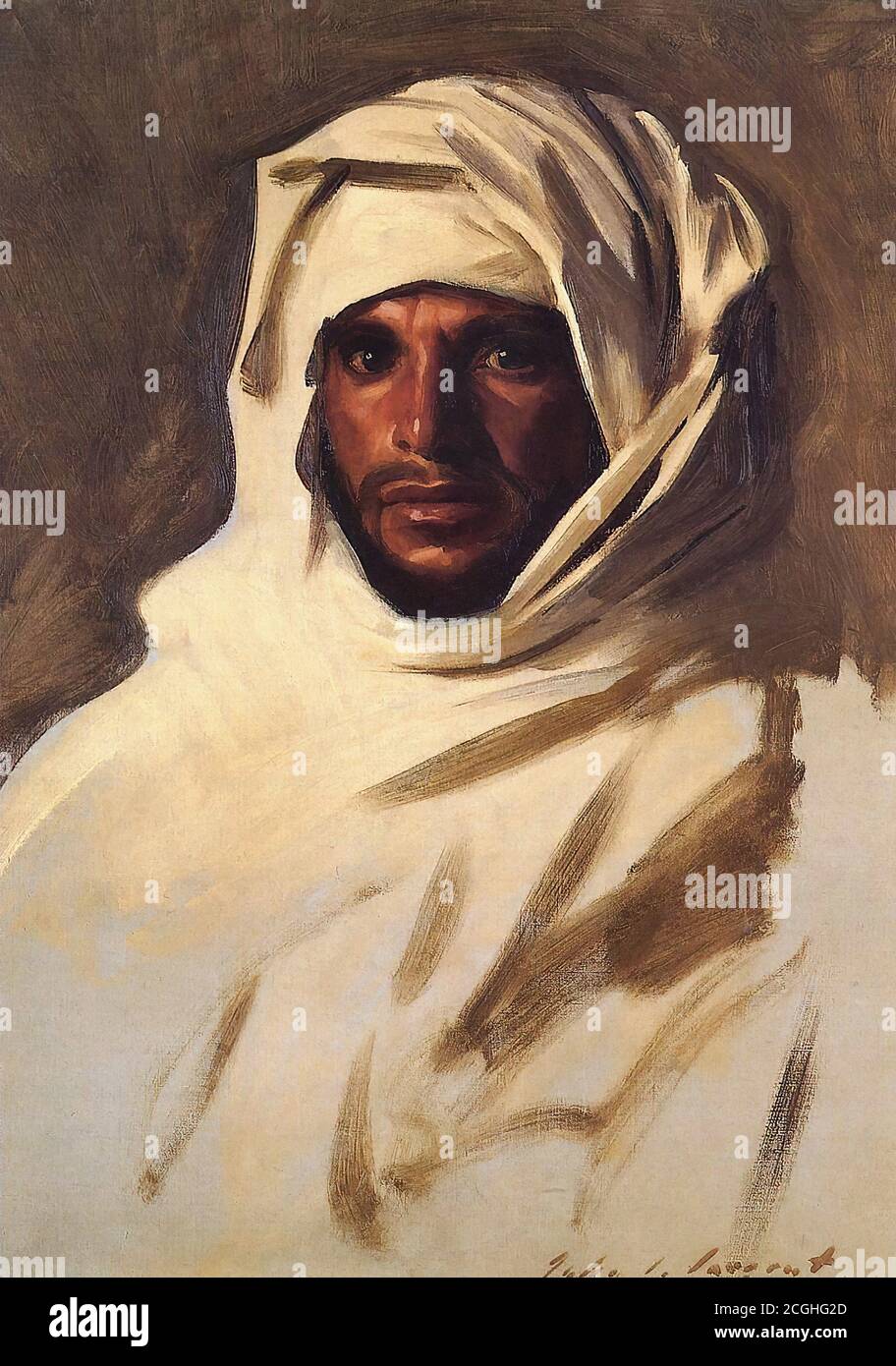 Sargent John Singer - a Bedouin Arab - British School - 19th  Century Stock Photo
