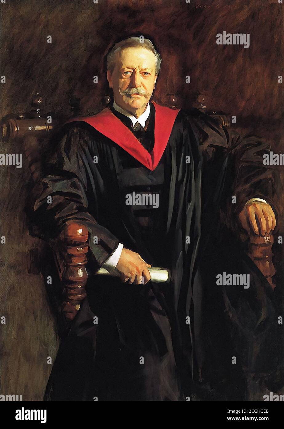 Sargent John Singer - Abbott Lawrence Lowell - British School - 19th  Century Stock Photo