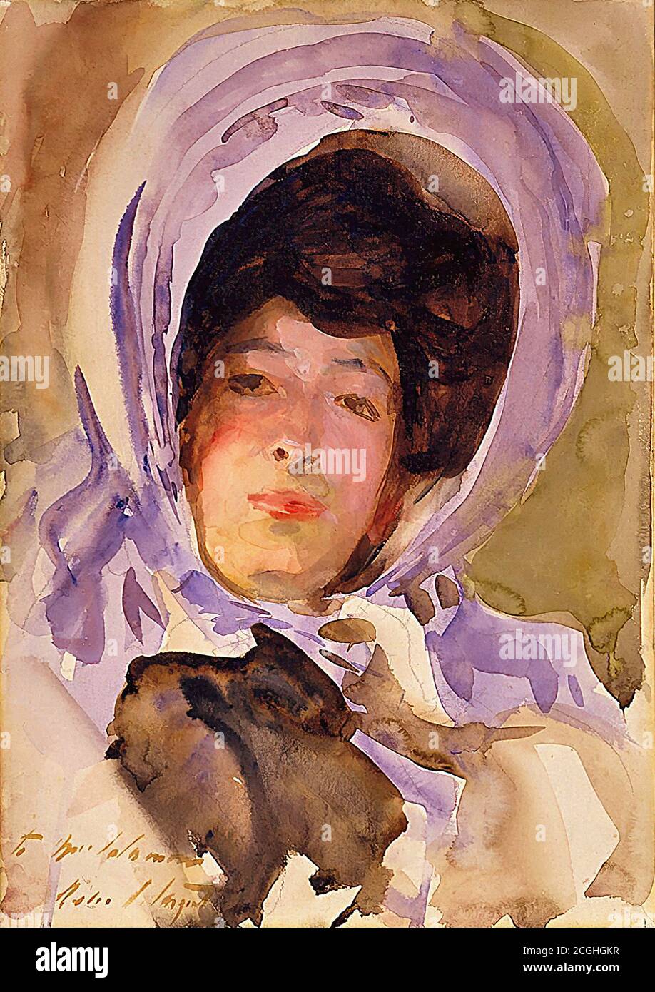 Sargent John Singer - Betty Wertheimer 2 - British School - 19th  Century Stock Photo
